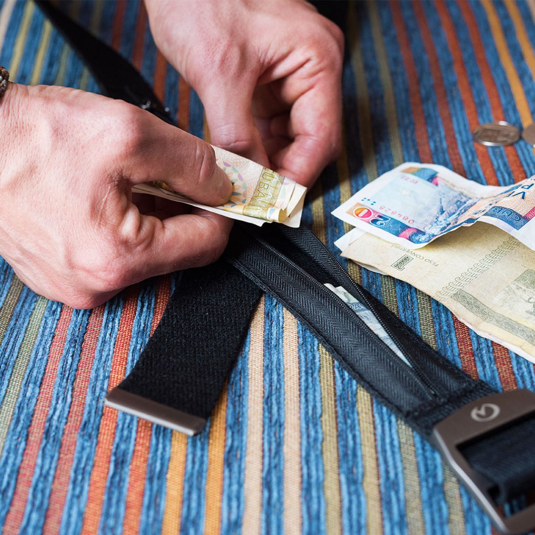Lifeventure Travel Money Belt Black