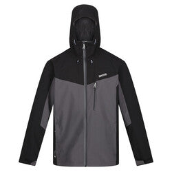 Regatta Birchdale Men's Waterproof Jacket | Dark Grey Black
