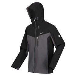 Regatta Birchdale Men's Waterproof Jacket | Dark Grey Black