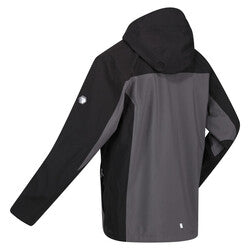 Regatta Birchdale Men's Waterproof Jacket | Dark Grey Black