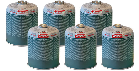 Coleman c500 en417 gas cartridge 6 pack