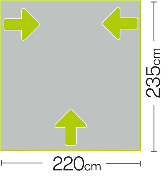 Quest Falcon 220 Air Porch Awning