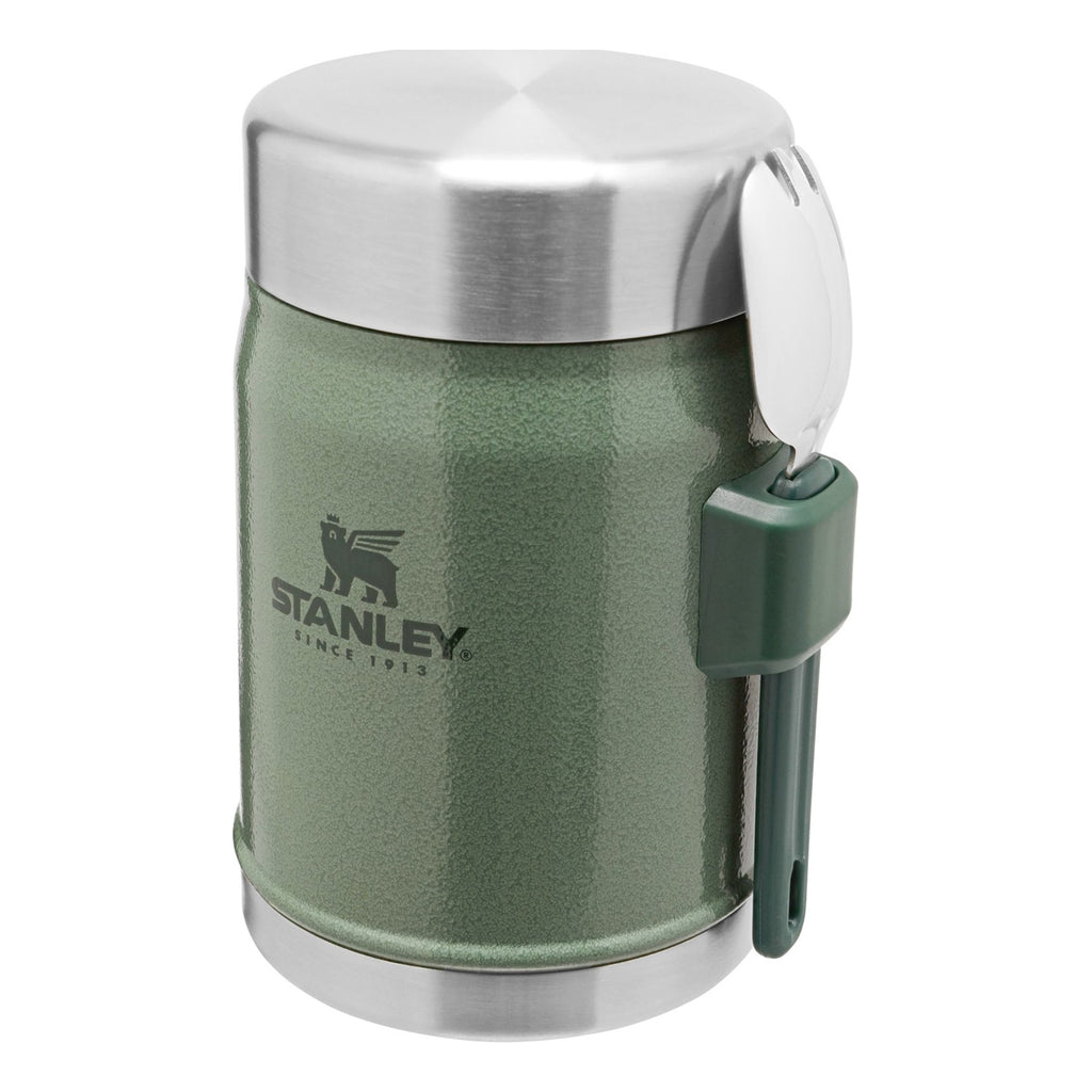 stanley legendary food jar and spork 0.4l hammertone green