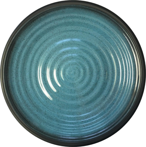 flamefield granite aqua melamine side plate