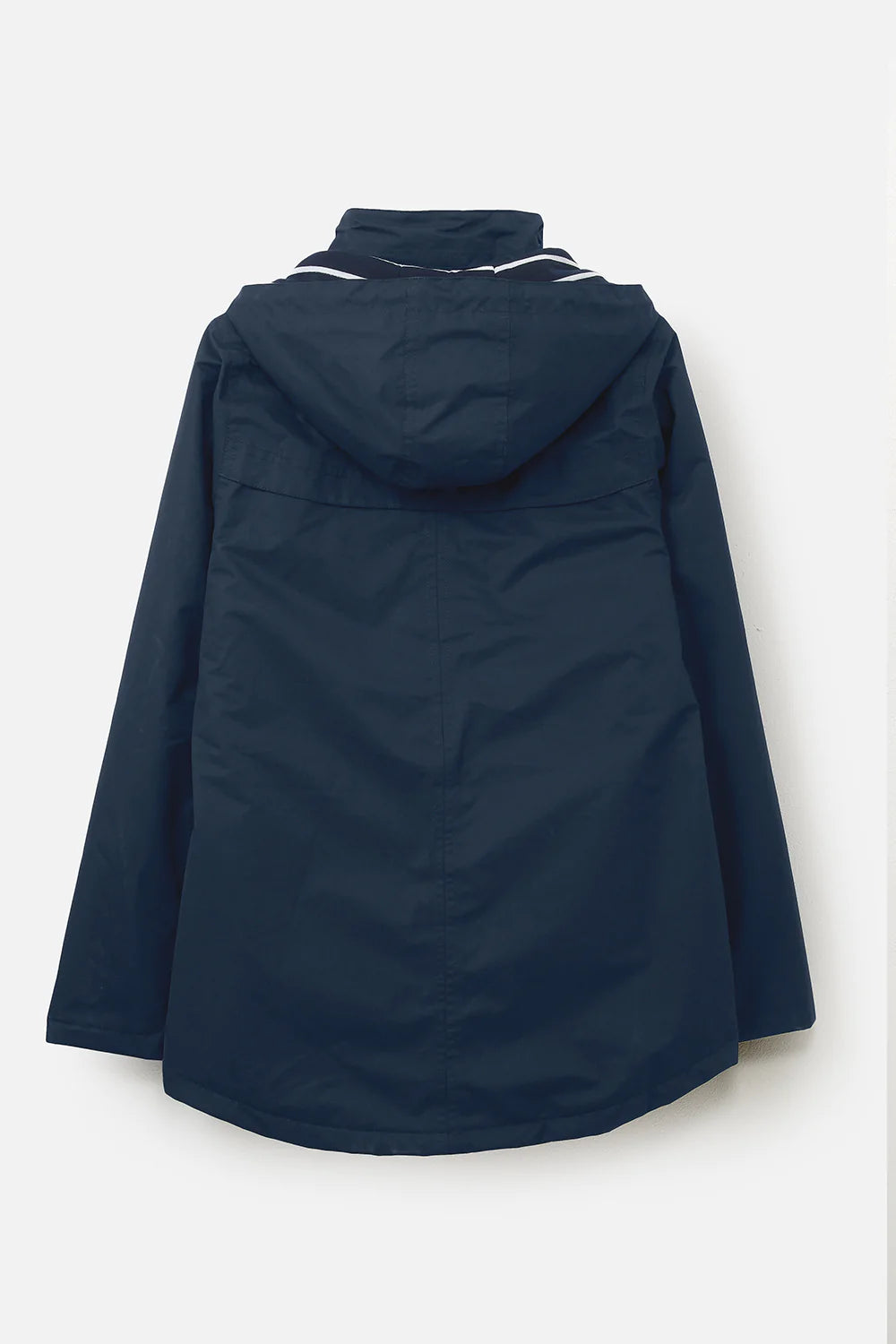 Ladies navy top rain coat