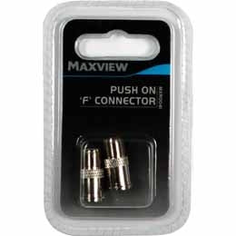 Maxview Push On F Connectors