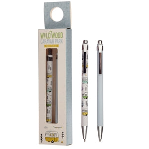 Wildwood Caravan Park Theme Pen Set 14cm