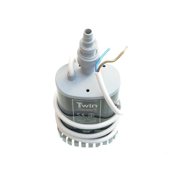 Reich 19L Twin Submersible Water Pump With Non Return Valve