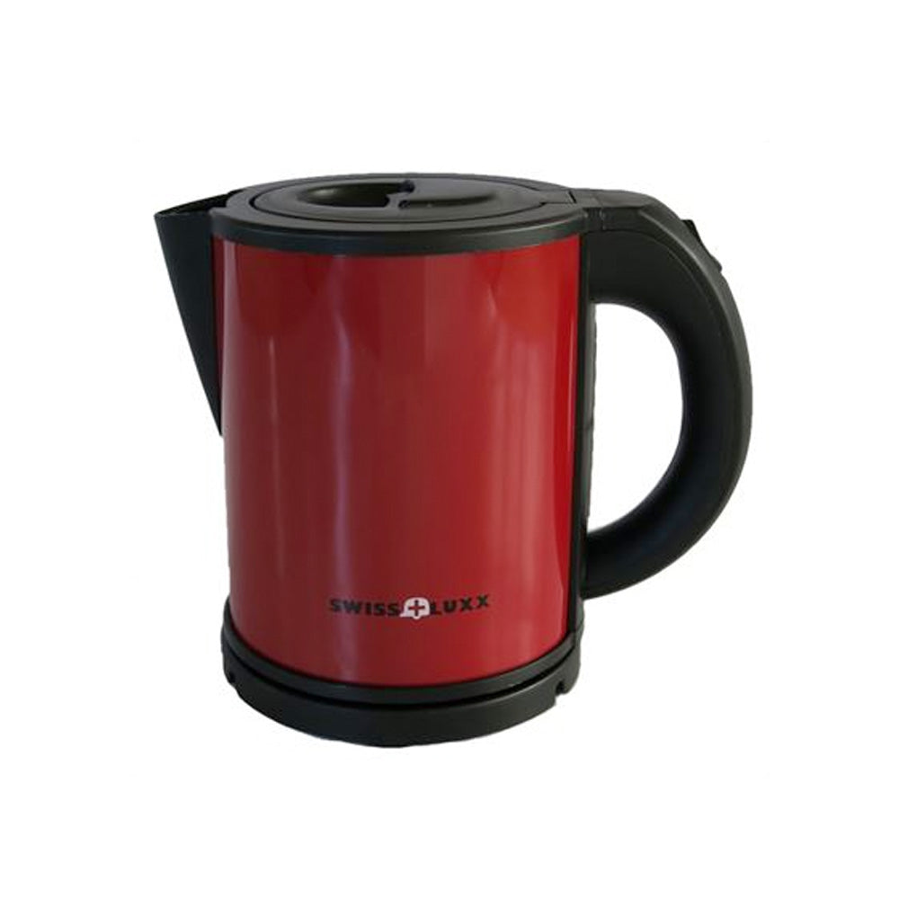 Swiss Luxx 1L Red Caravan cordless Kettle low wattage