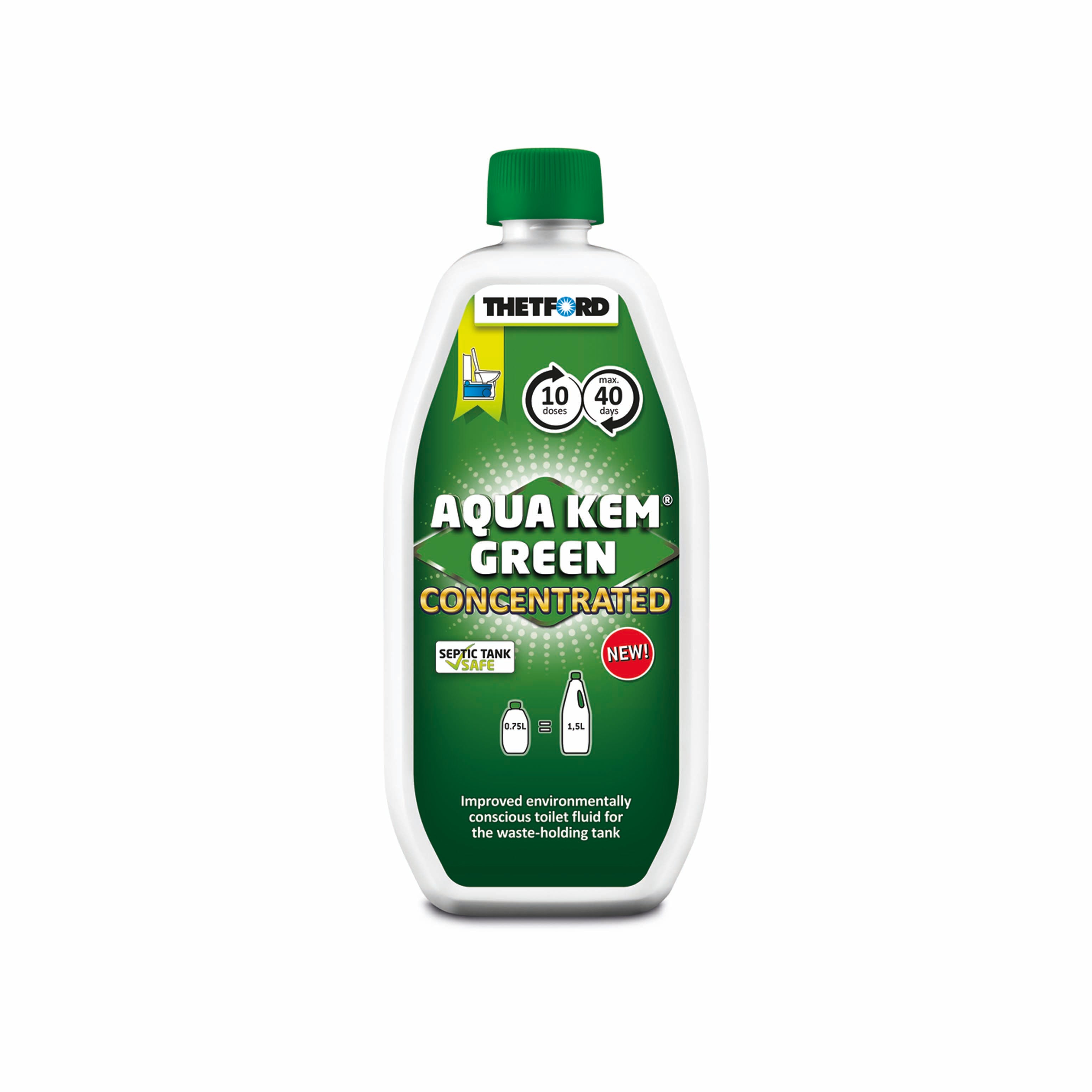 Thetford Aqua Kem Green Concentrate Toilet Chemical 750ml