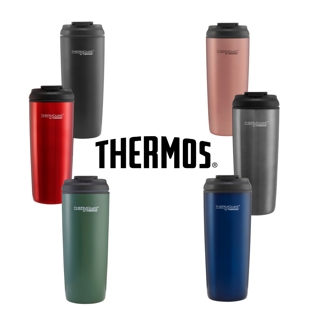 Thermos Thermocafe Insulated Flip Lid Travel Tumbler 435ml