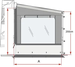 Fiamma Caravanstore XL side w Pro