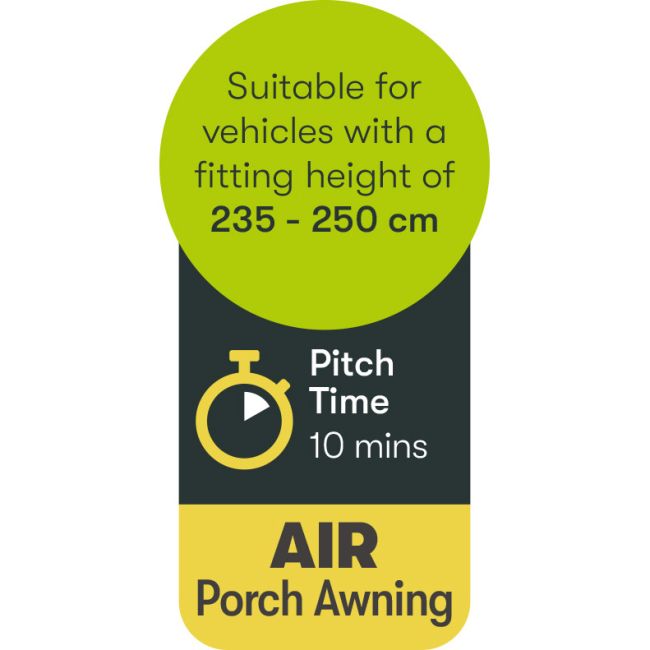 Quest Falcon 390 Air Porch Awning