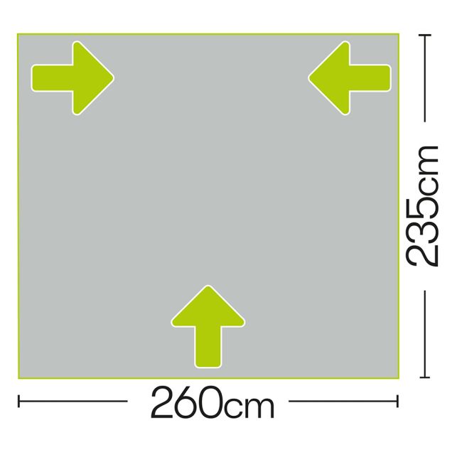 Quest Falcon 260 Air Porch Awning