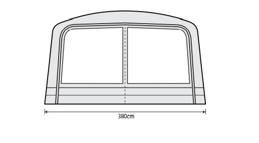 Outdoor Revolution Airedale 6.0S and 6.0SE Front Porch Extension
