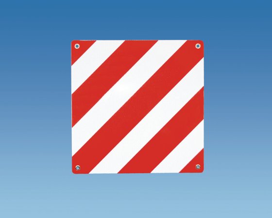 Rear Aluminium Towing Warning Sign