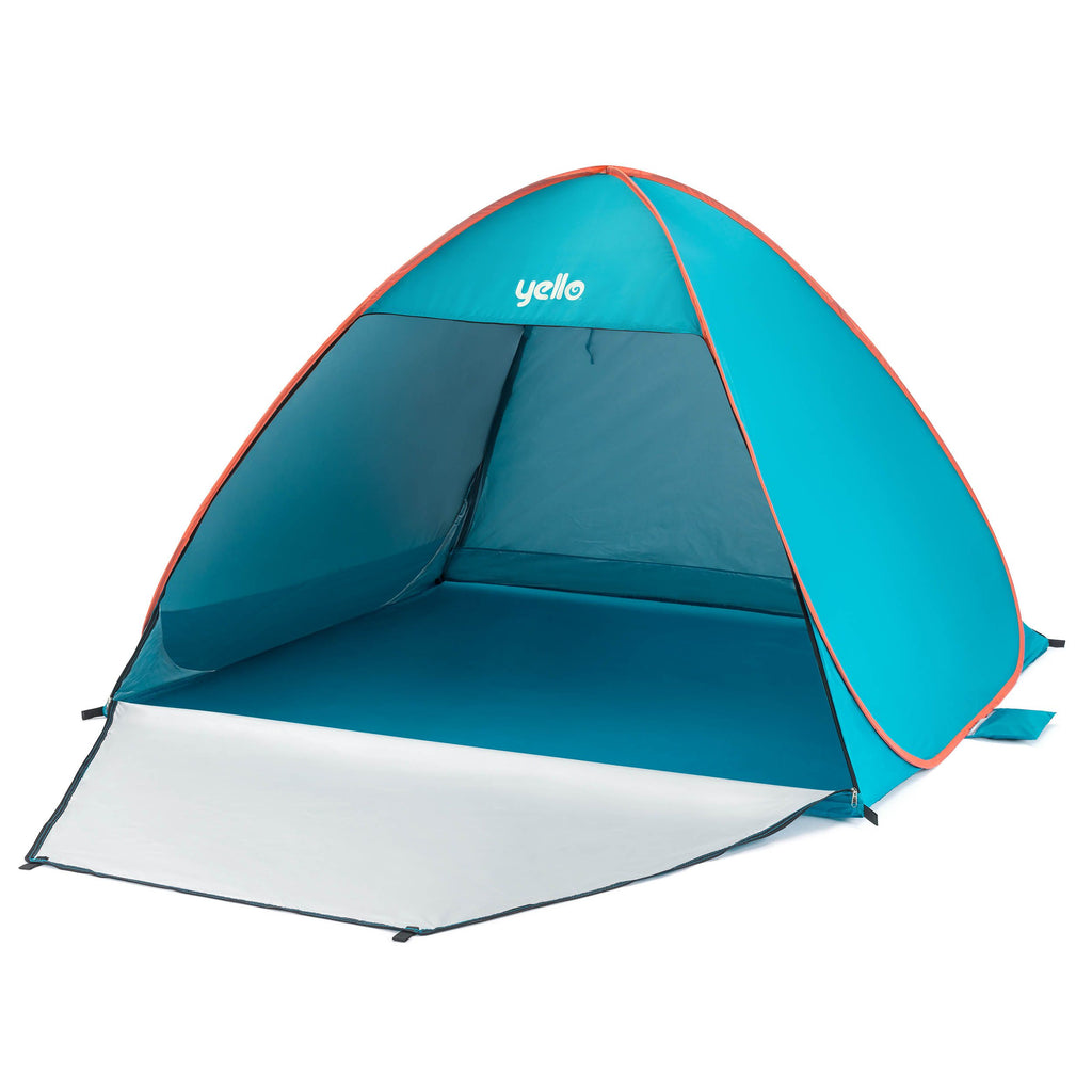 yello pop up beach shelter