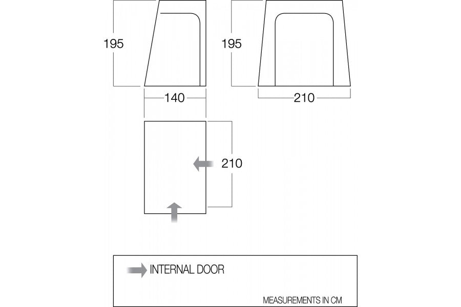 Vango BR001 - Drive Away Awning Bedroom