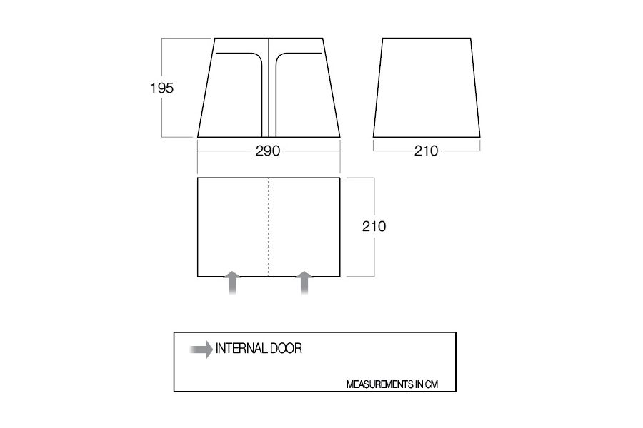 Vango Galli Double Inner Bedroom BR005