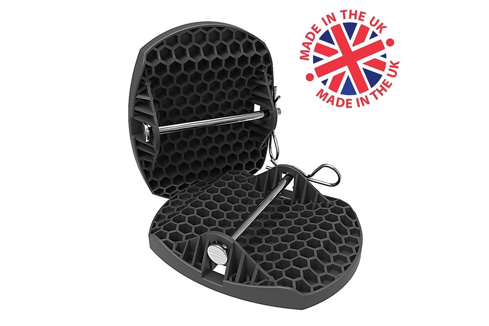 Caravan Jack Pad Feet with Metal pin