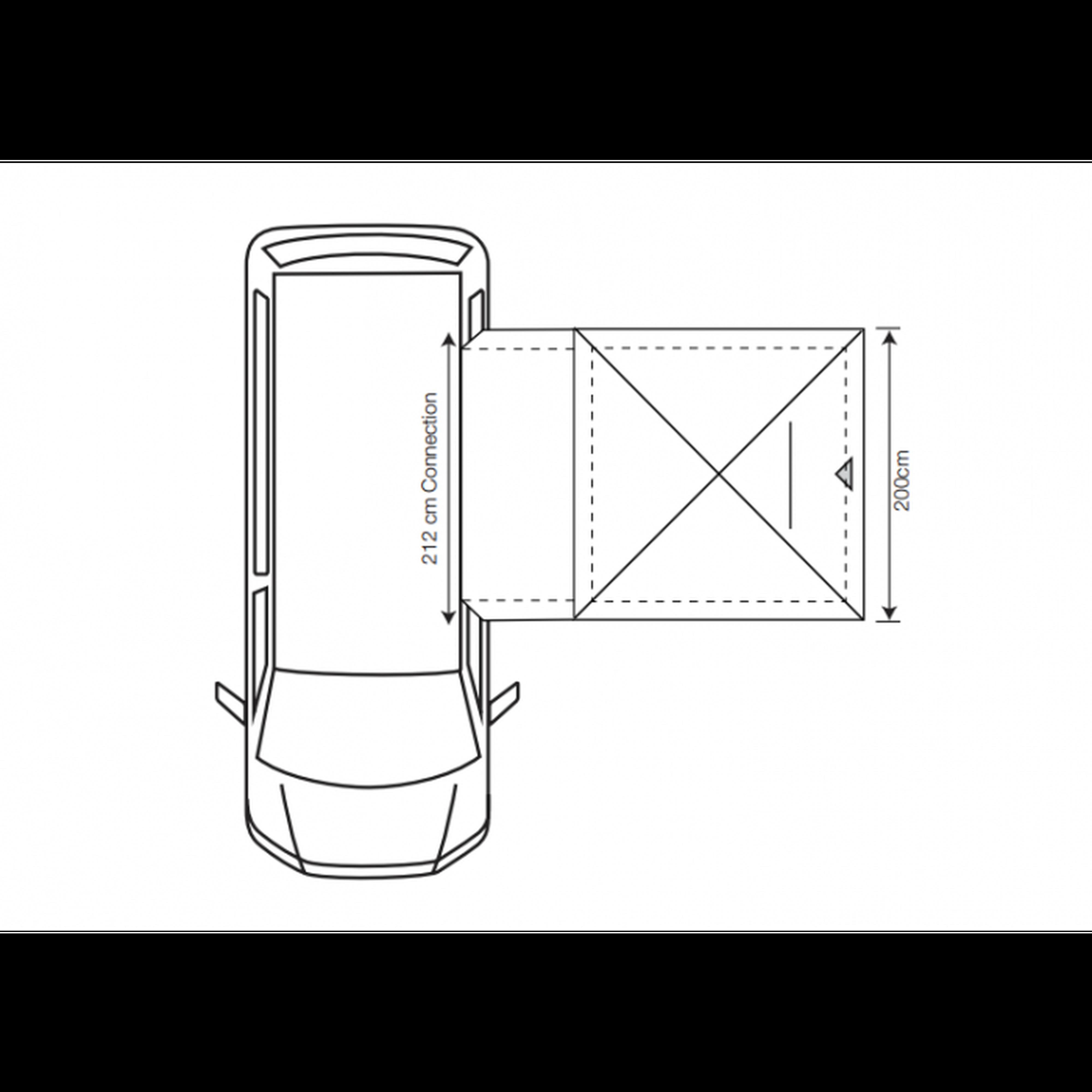 Outdoor Revolution Cayman Outhouse Handi LOW Drive Away Awning