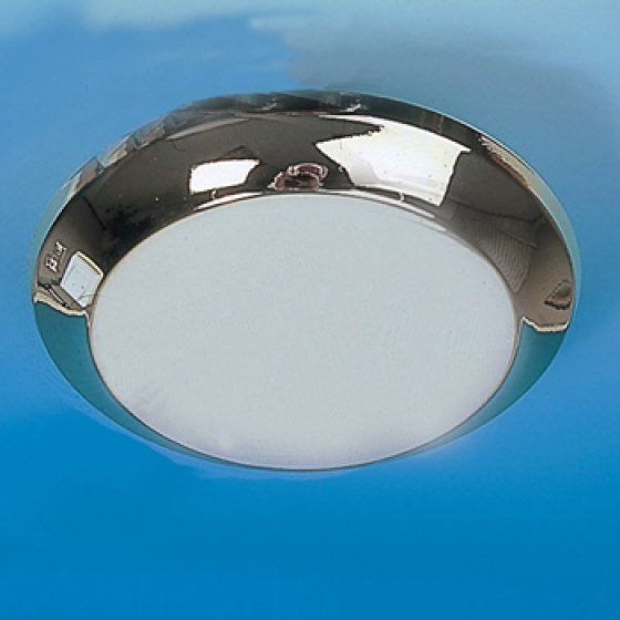 Cirro LED Ceiling Light with switch silver sand