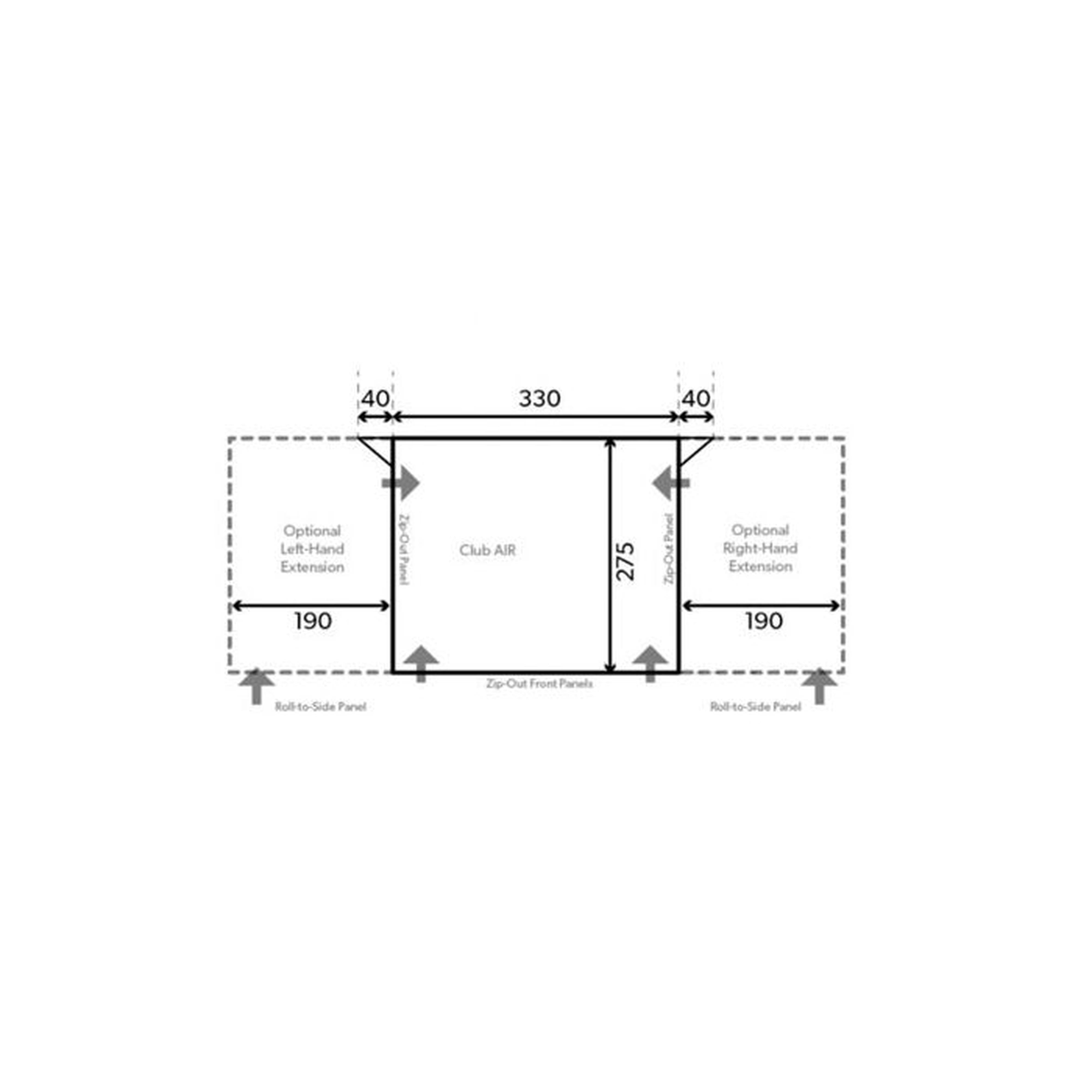 Dometic Club Air All Season 330 S Awning 2023 Model