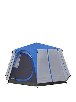 Coleman cortes octagon 8 person glamping tent Blue