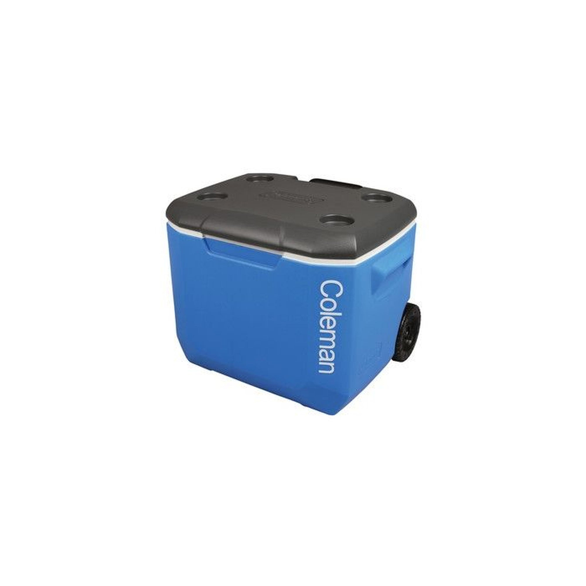 coleman performance 60 qt cool box with wheels