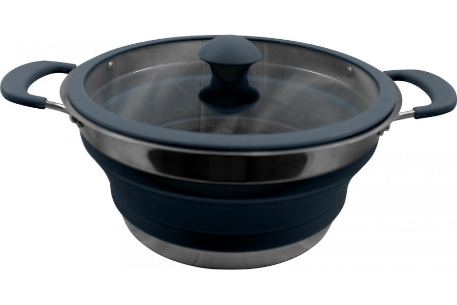 Vango Cuisine Collapsible Casserole Pot 3L Grey