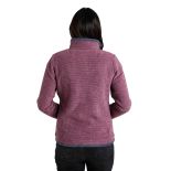 Weird Fish Ariana Eco Full Zip Grid Fleece Dark Violet