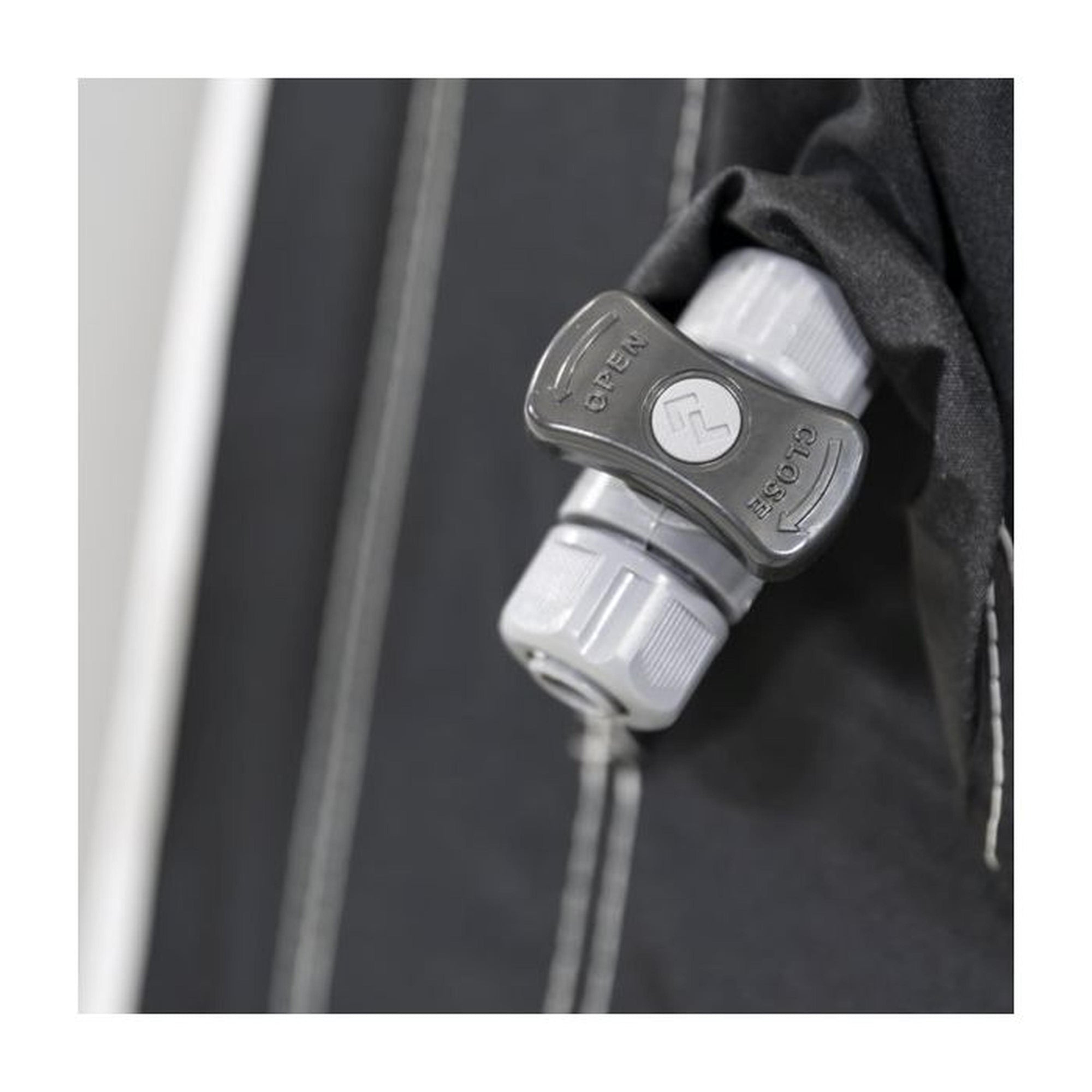 Dometic Ace Air Pro 400 S Awning 2022 Model - valve close up