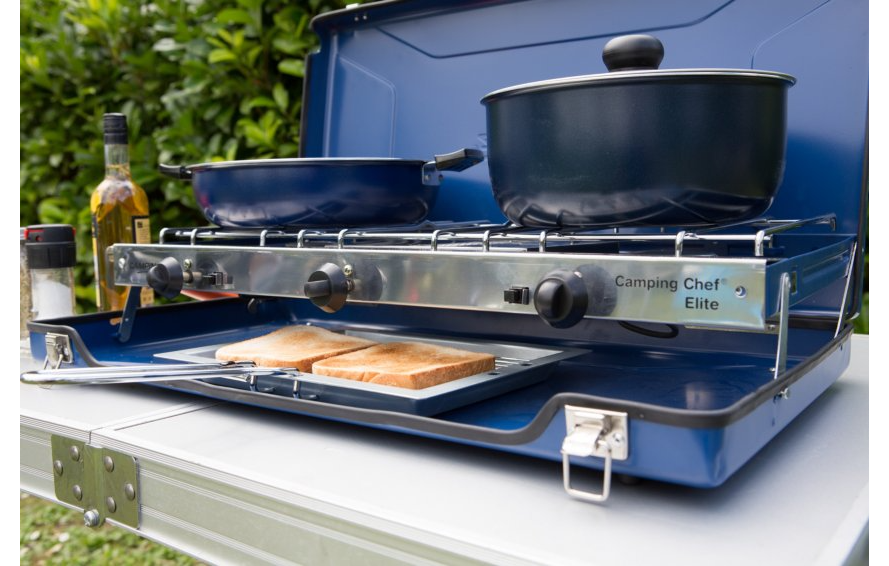 Campingaz Camping Chef Double Burner Grill Gas Stove