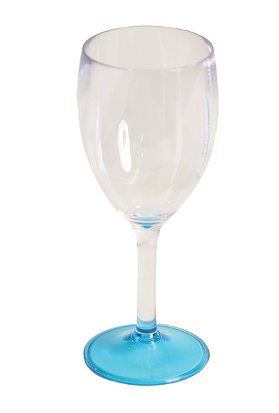Quest Elegance Acrylic Wine Glass Blue