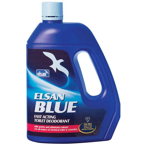 elsan blue 4 litre toilet chemical for caravan and motorhome chemical toilet systems