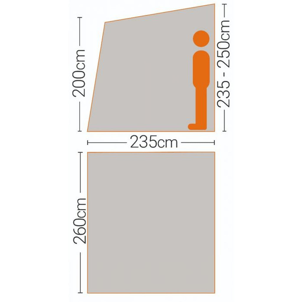 Quest Falcon 260 Poled Porch Awning 2024