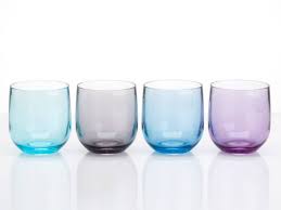 flamefield moonstone short acrylic tumbler set of 4
