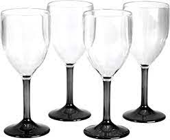 flamefield acrylic wine glass smoke