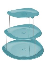 Fozzils Twistfold Party Plate Collaspsilbe 3 Tier Serving Tray