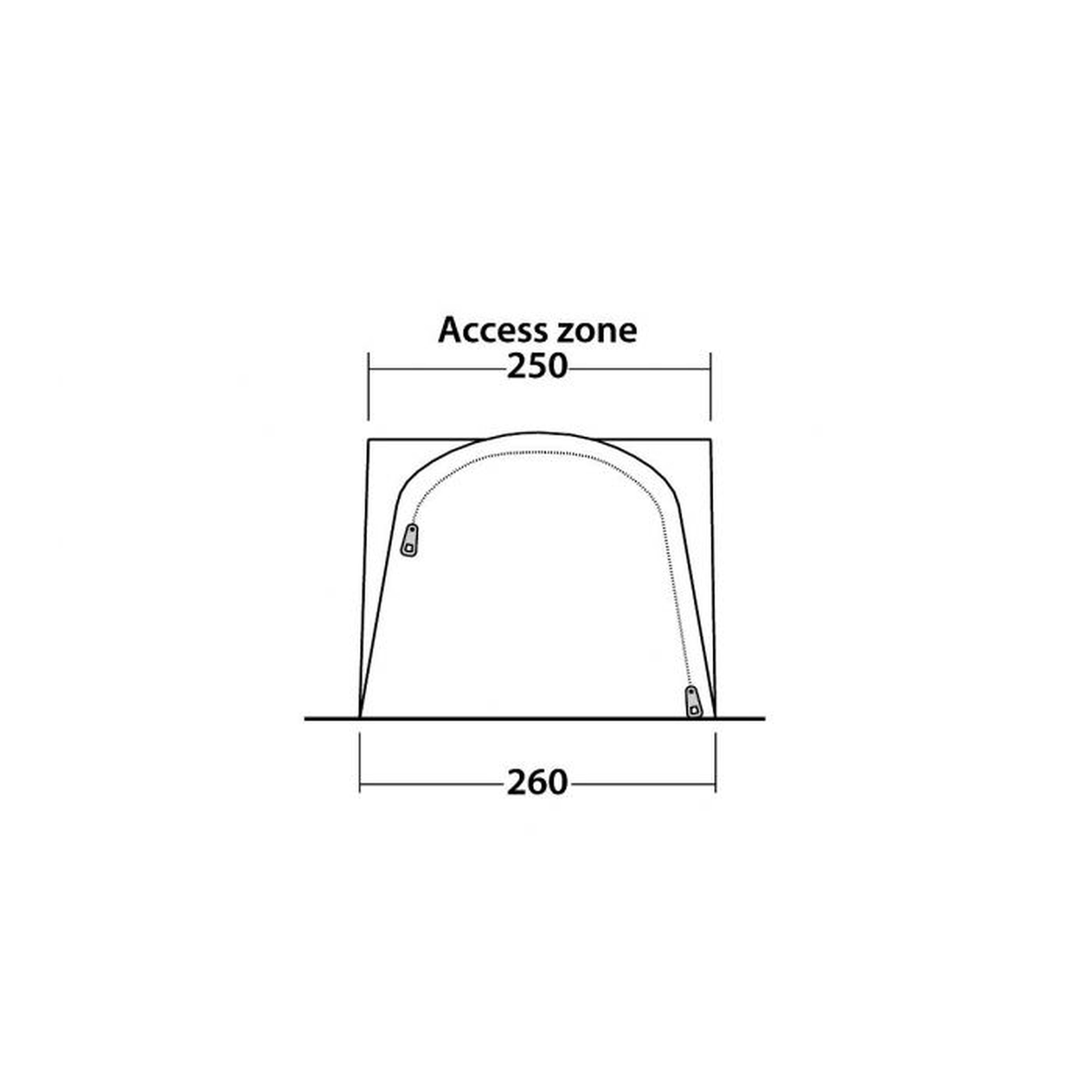 Outwell Newburg 160 Driveaway Awning Poled
