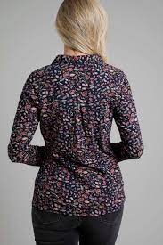 Weird Fish Ginny Organic Cotton Printed Jersey Shirt