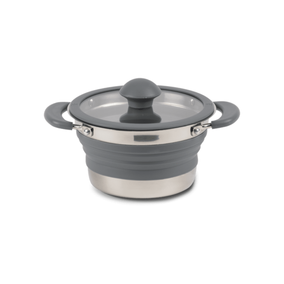 Kampa Folding Saucepan 1L GREY
