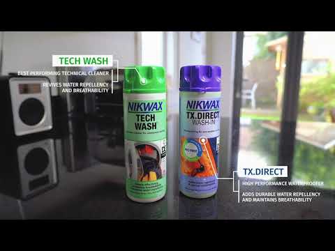 Nikwax Tech Wash 150ml & TX Direct 100ml Twin Pack