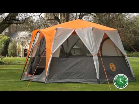 Coleman Cortes Octagon 8 Tent ORANGE