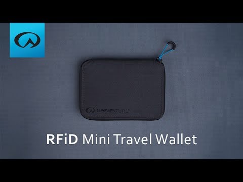Lifeventure RFID Mini Travel Wallet Navy
