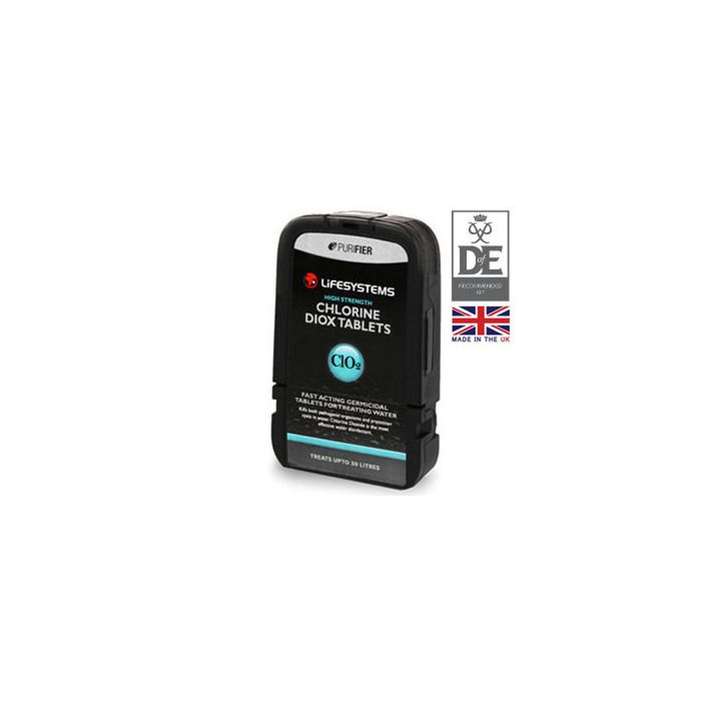 lifesystems chloride dioxide water purification tablets