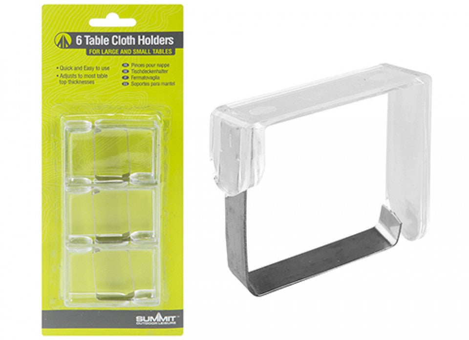 Summit Table Cloth Holders x6