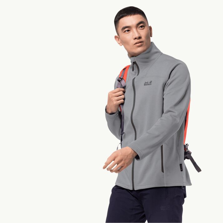 Jack Wolfskin Men's Horizon Fleece Jacket Alloy
