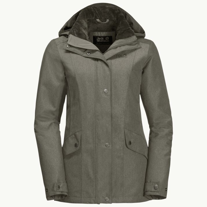 Jack Wolfskin Ladies Park Avenue Jacket Dusty Olive
