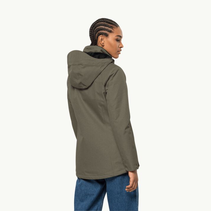 Jack Wolfskin Ladies Park Avenue Jacket Dusty Olive